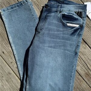 Gfl4 Good Things Last 4ever Blue Jeans with lite Distressing 36/32